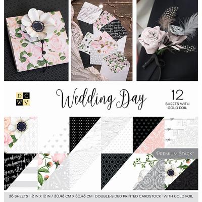 DCWV Paperpad 12x12 - Wedding Day